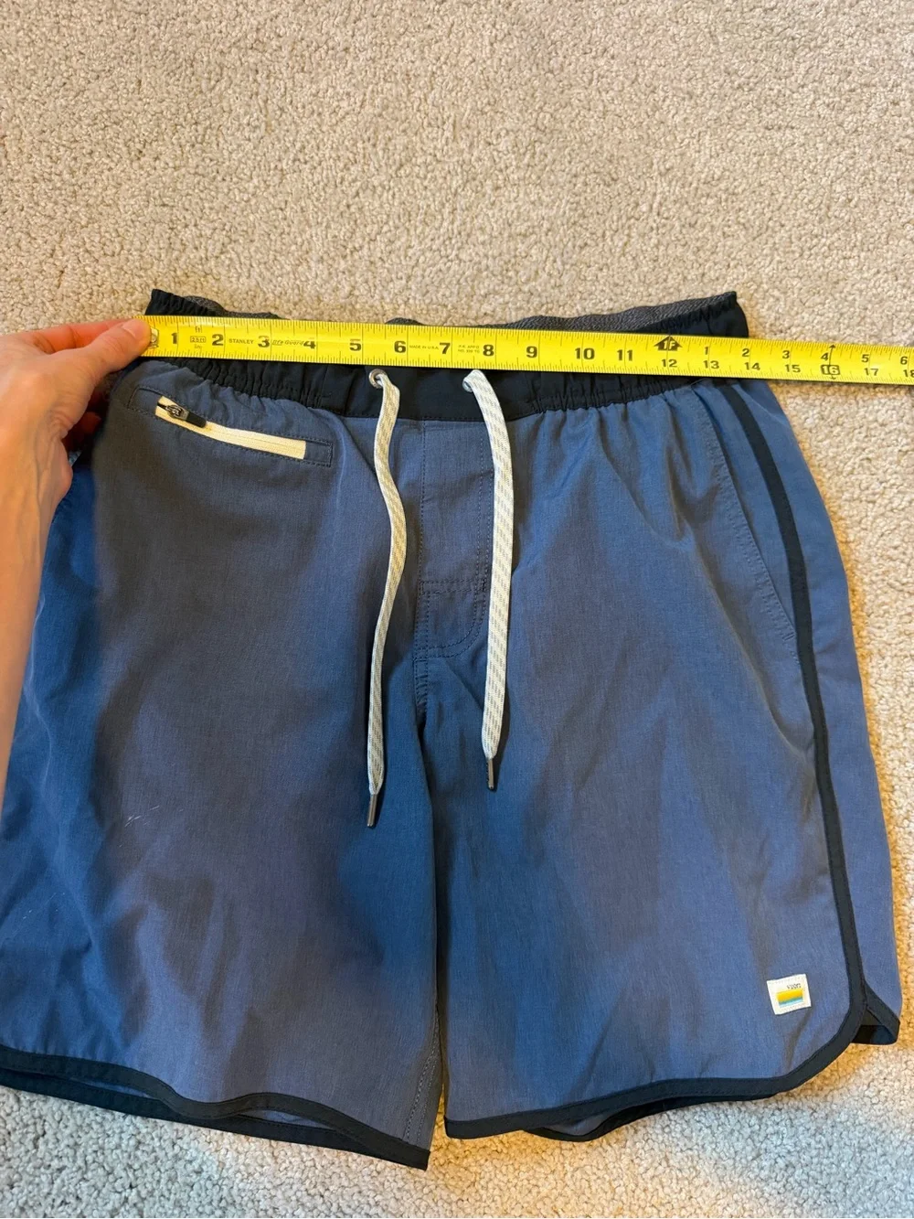 Vuori Banks Shorts in Azure
